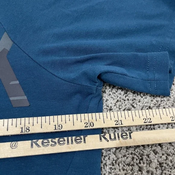 Gymshark Shirt Mens Medium LIFTING CLUB RARE Curved Hem Athletic Black Workout - Picture 7 of 9